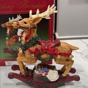 Windsor Collection Musical Rockibg Reindeer